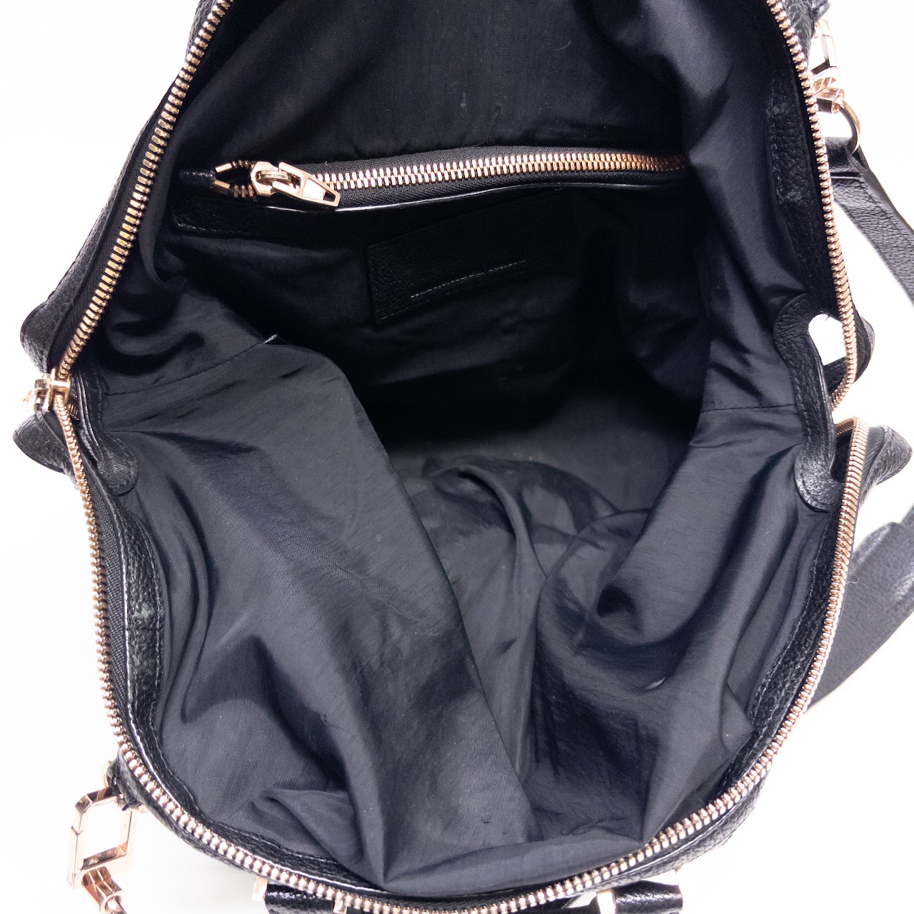 Alexander Wang Pebble Leather Bowling Bag Purse