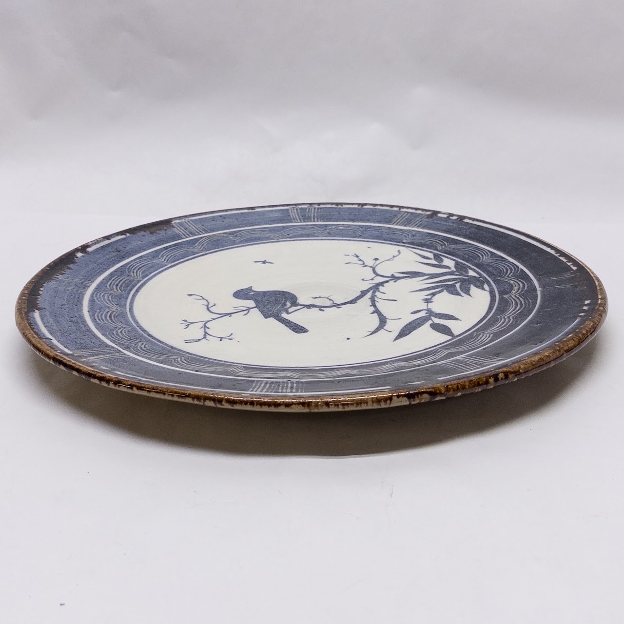 Seagrove Pottery N.C. Large Bird Platter