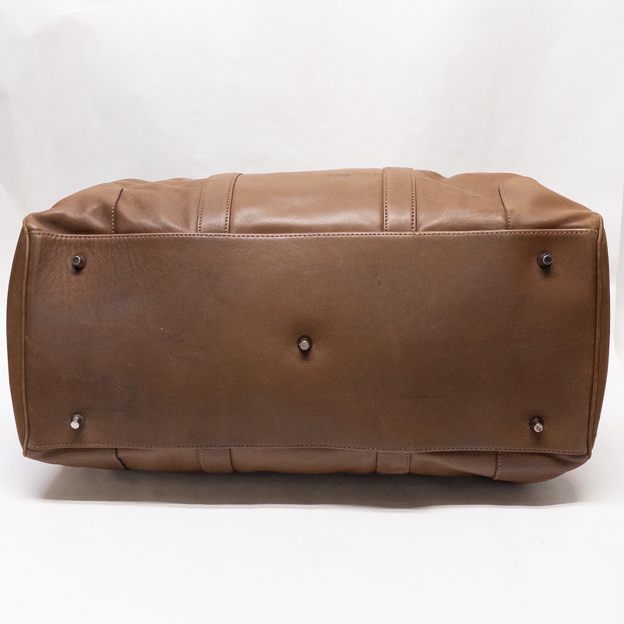 Coach Transatlantic Saddle Leather Travel Duffel