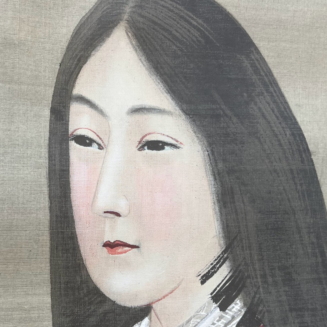 Japanese Large Scale Portrait Painting