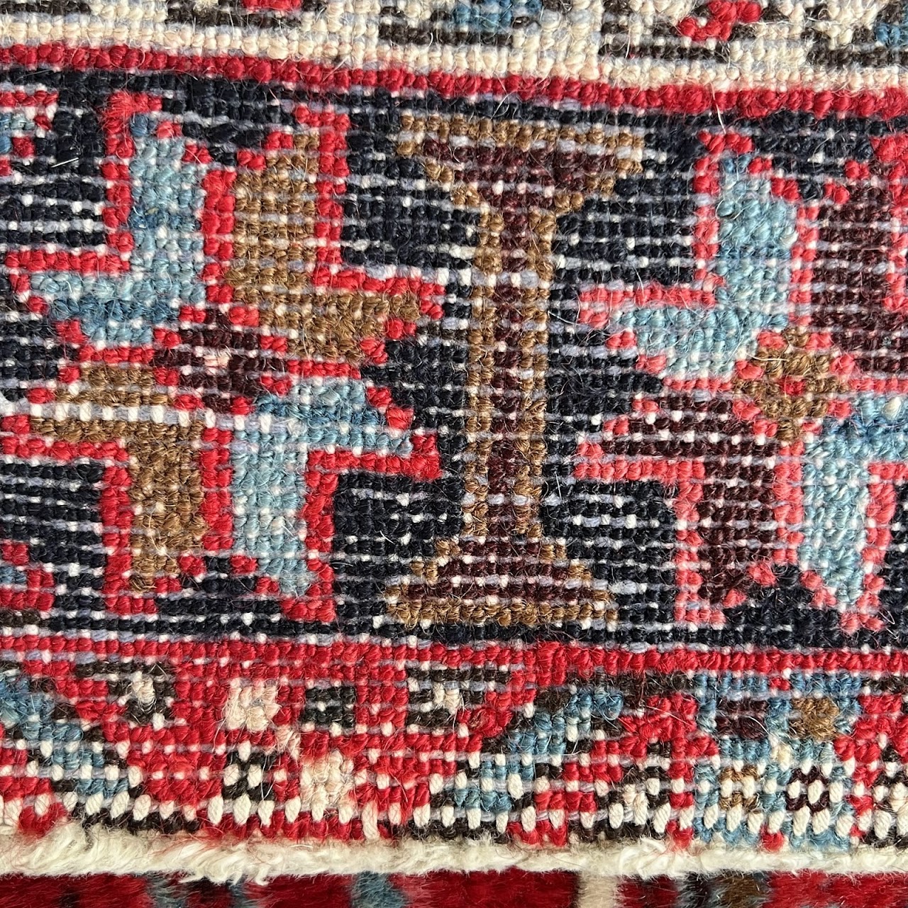 Heriz Wool Small Area Rug