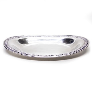 Sterling Silver Oblong Serving Tray