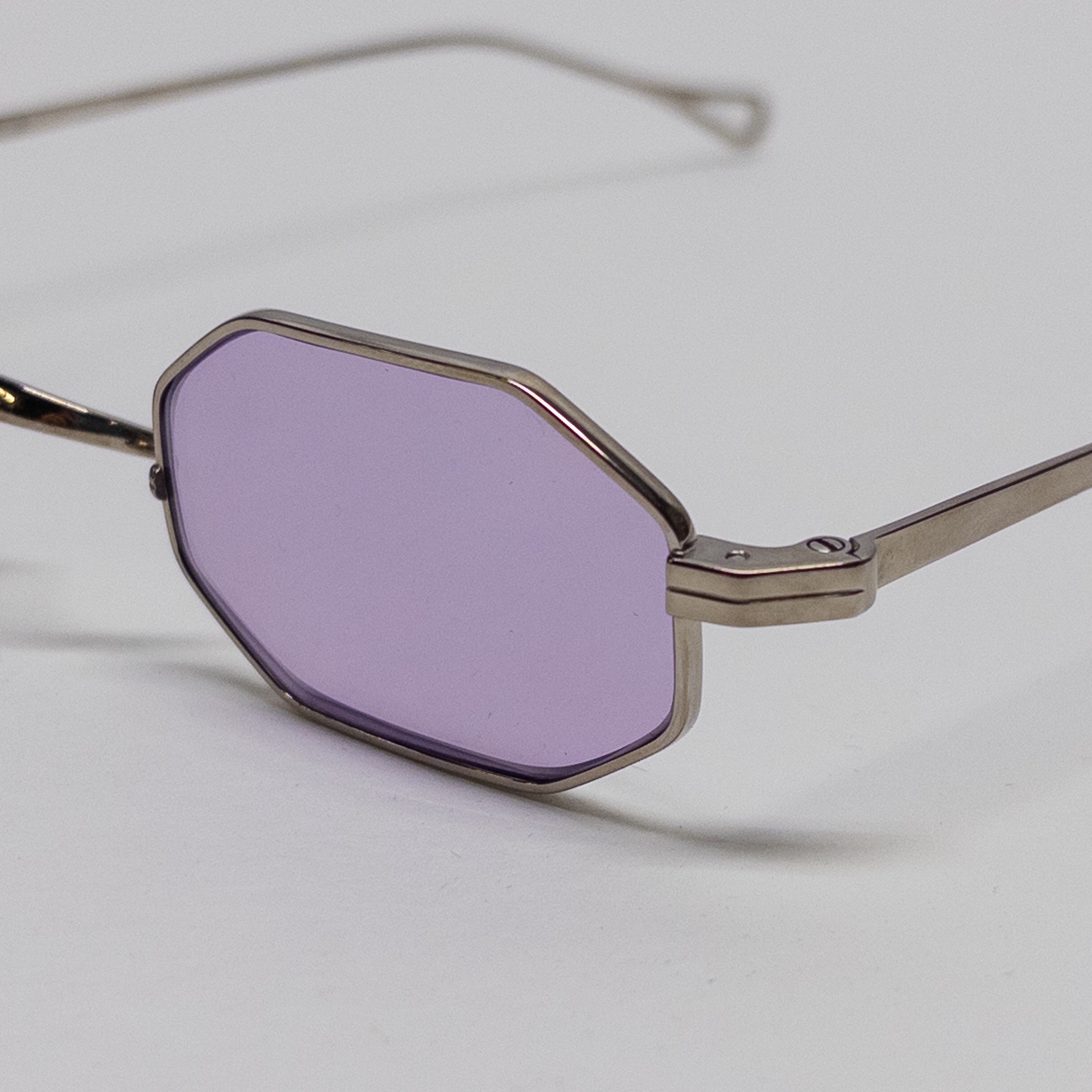 Lunor II A 01 Titanium Octagonal Sunglasses