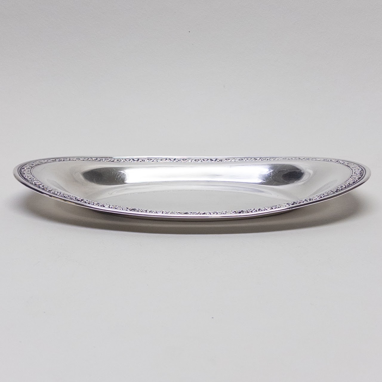 Sterling Silver Oblong Serving Tray