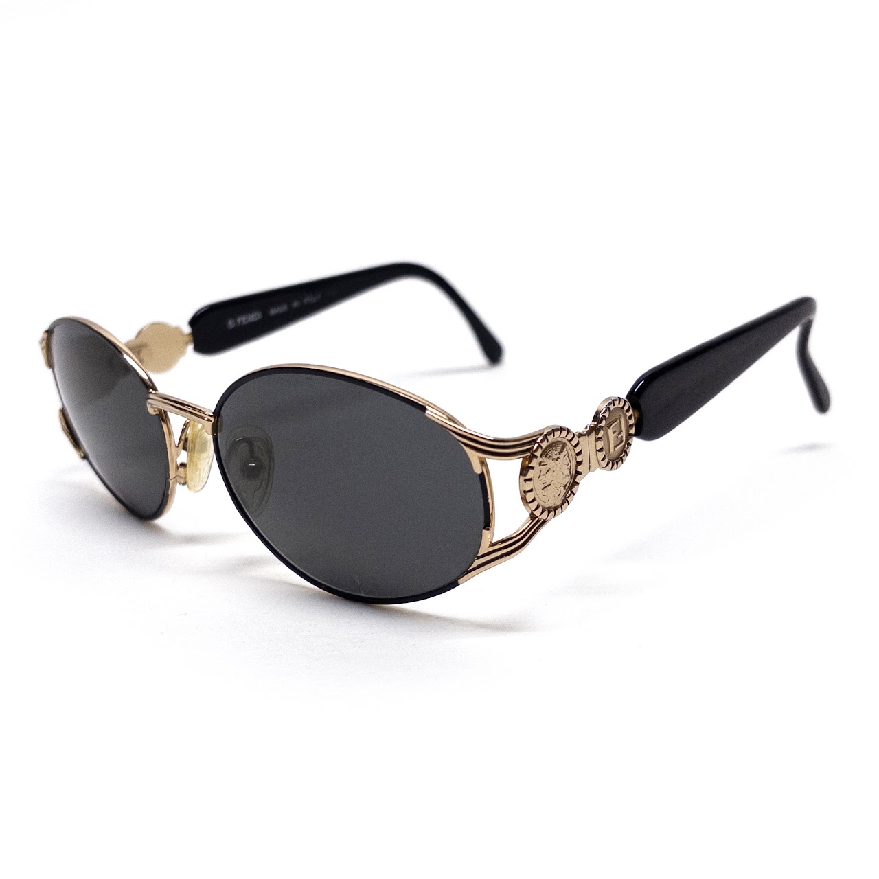 Fendi Double Medallion Vintage Sunglasses