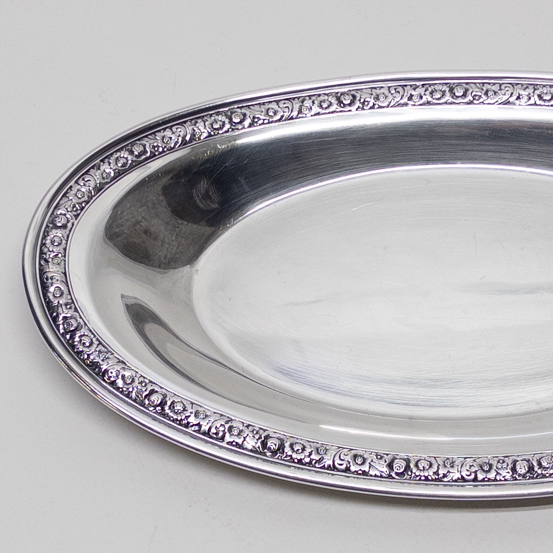 Sterling Silver Oblong Serving Tray