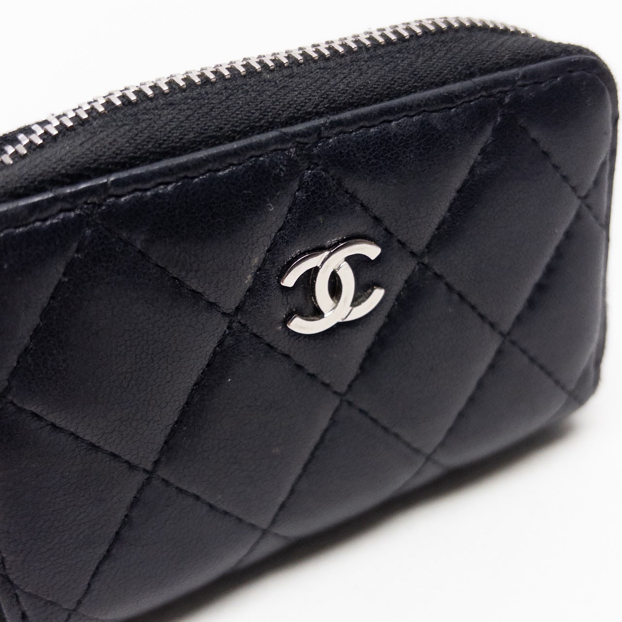 Chanel Quilted O-Zip Coin Purse