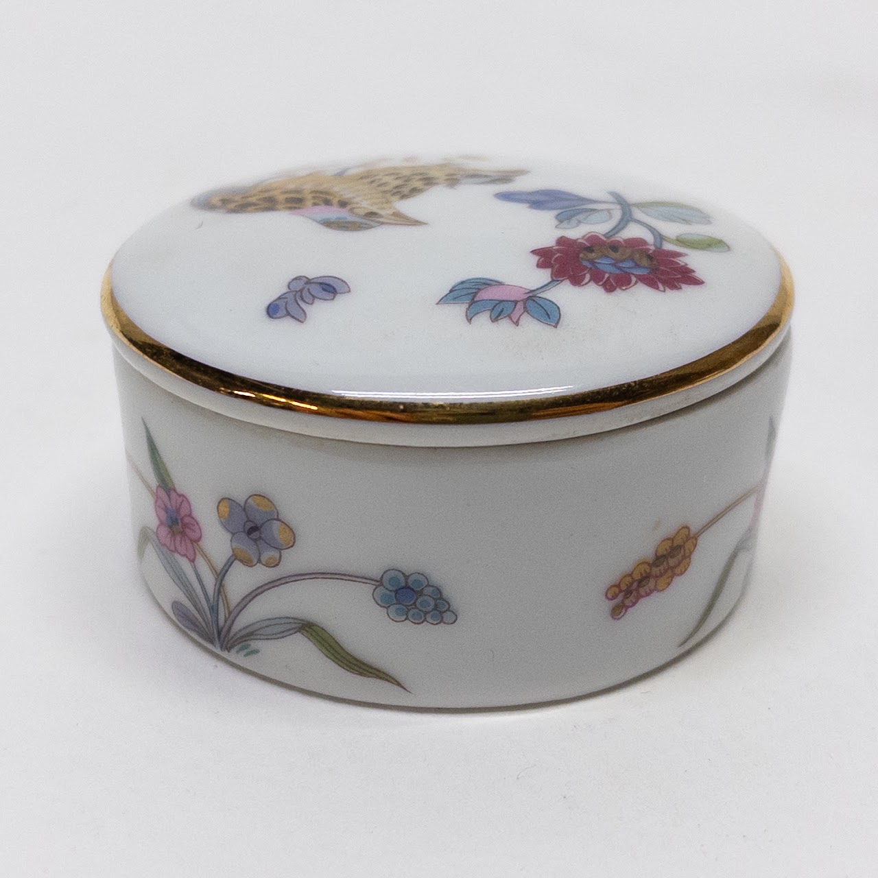 Haviland Limoges Fine China Lidded Trinket Box