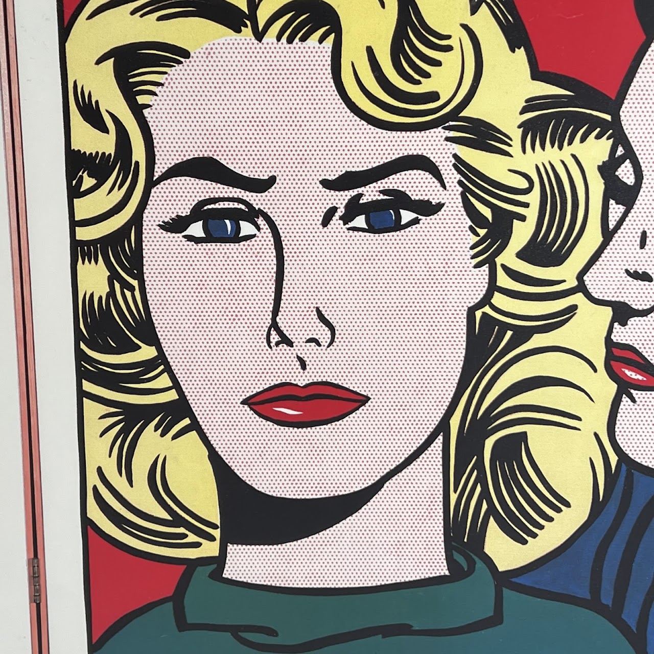 Roy Lichtenstein 'Eddie Diptych' Walker Art Center Exhibition Poster, 1986