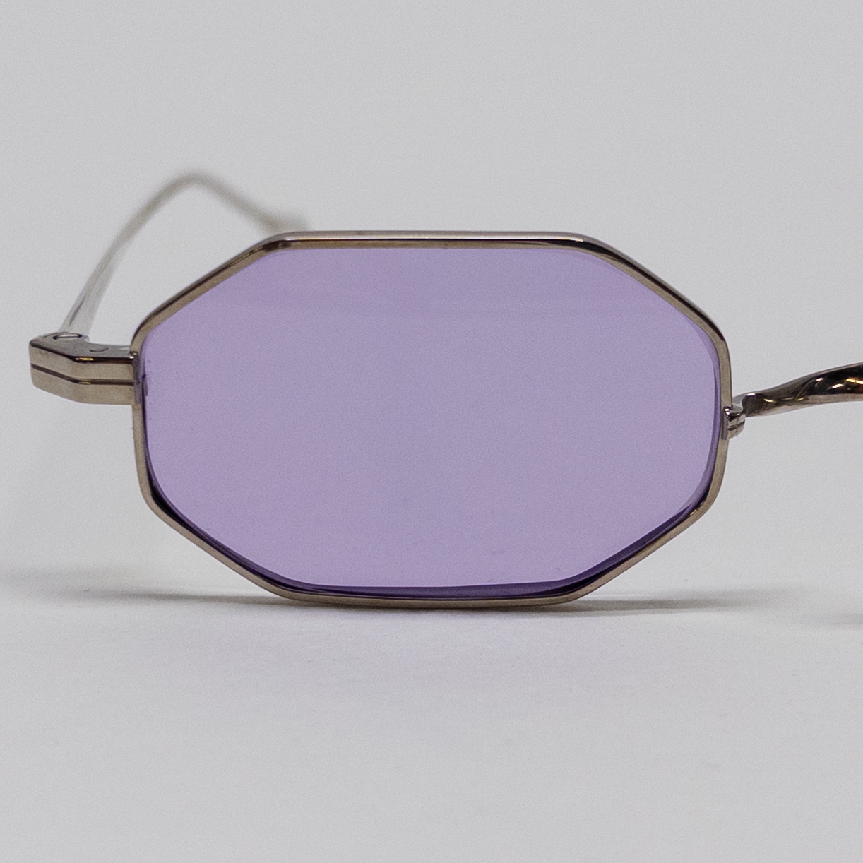 Lunor II A 01 Titanium Octagonal Sunglasses