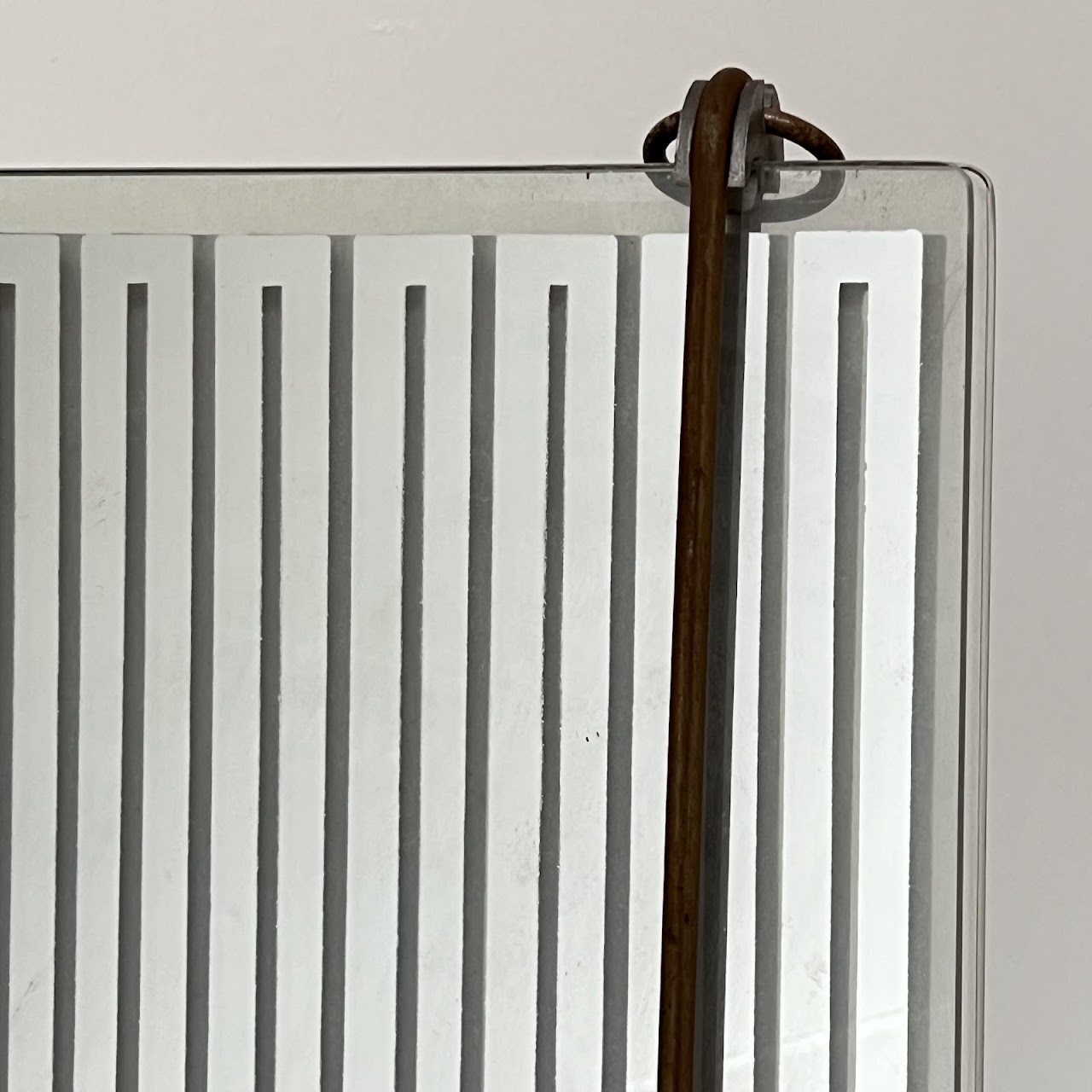 René-André Coulon French Art Deco 'Radiever' Illuminated Electric Glass Radiator Pair