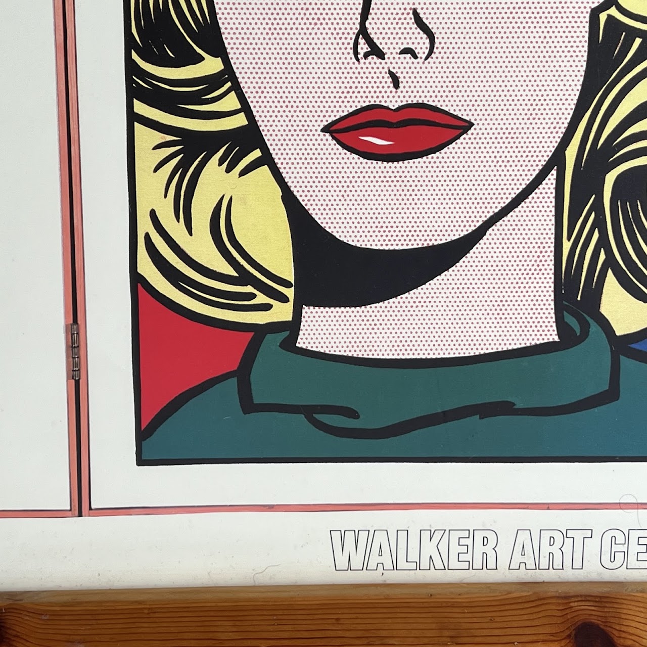 Roy Lichtenstein 'Eddie Diptych' Walker Art Center Exhibition Poster, 1986