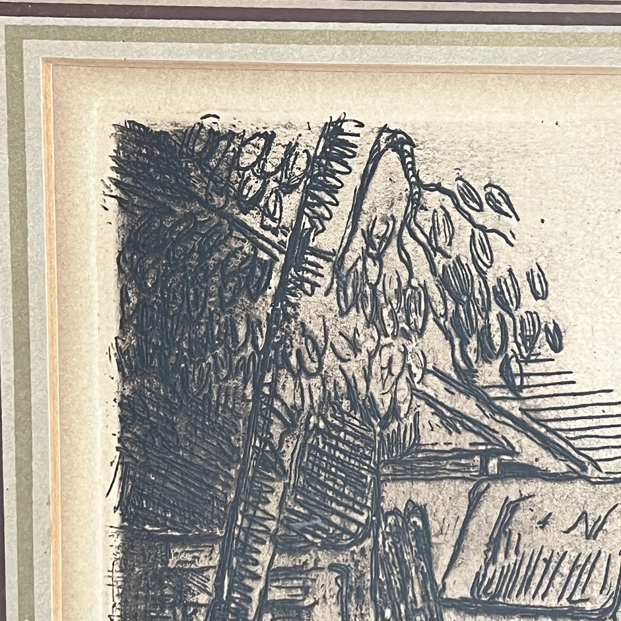 After Paul Cézanne 'Paysage a Auvers' anneCollector's Guild Etching