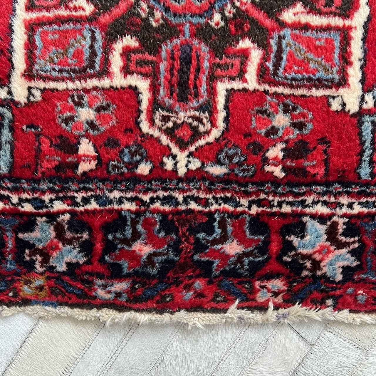 Heriz Wool Small Area Rug