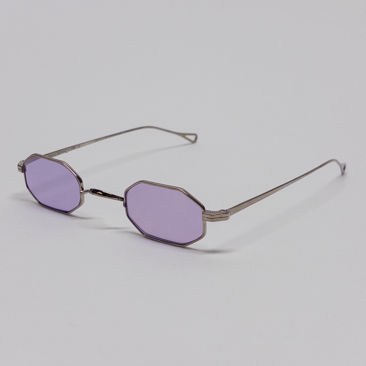 Lunor II A 01 Titanium Octagonal Sunglasses