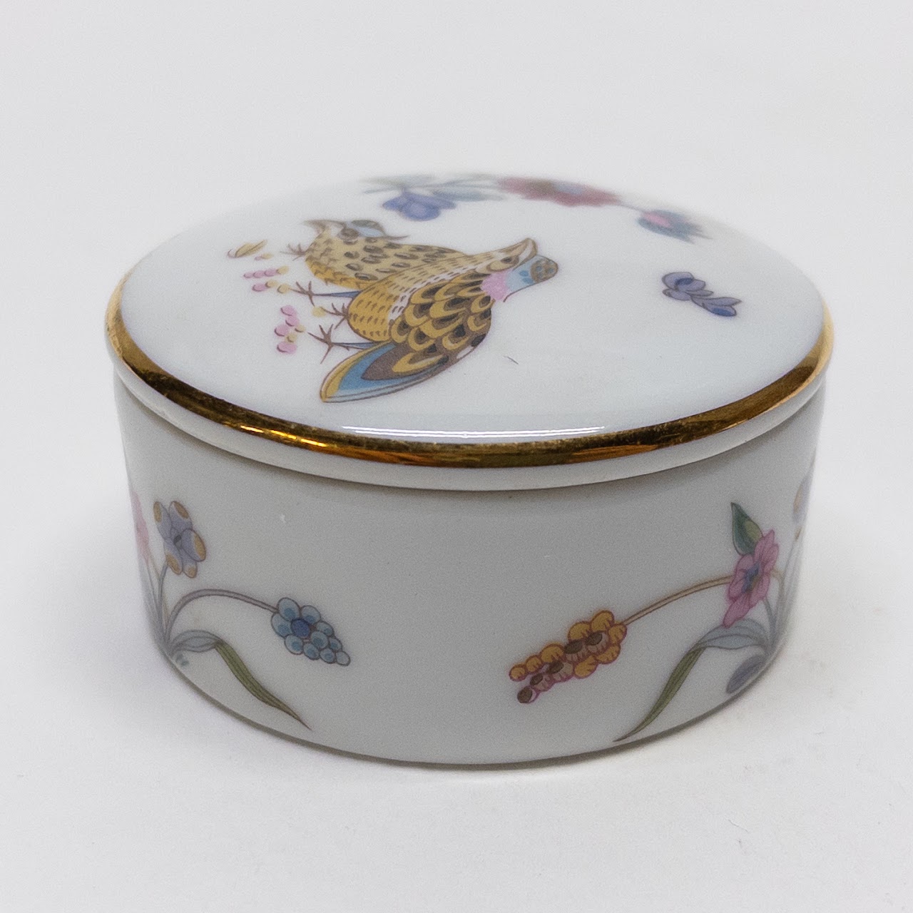 Haviland Limoges Fine China Lidded Trinket Box