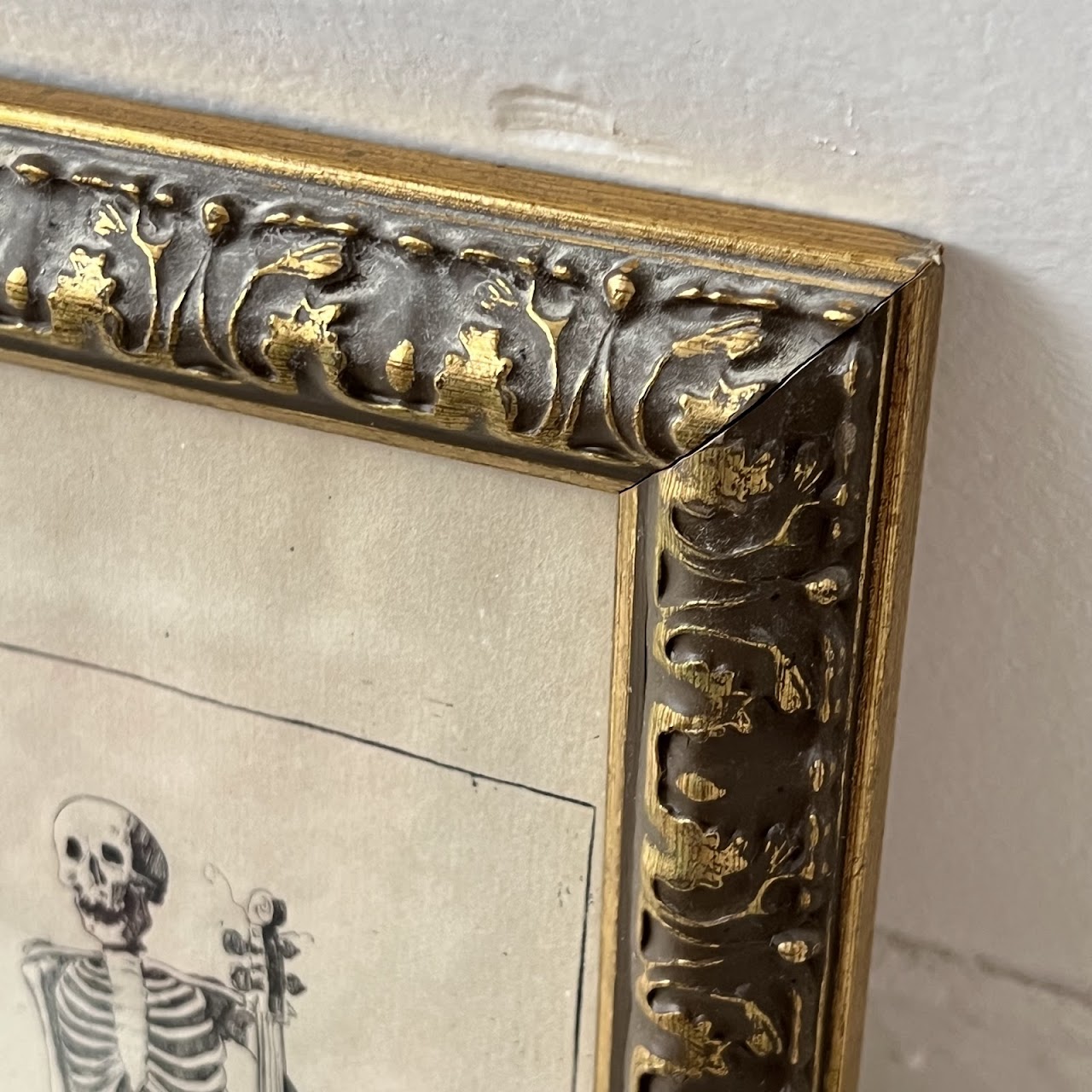 After Jacques Gamelin 'O Quanto Ci Deve Dare Pensiere' Memento Mori Vintage Print