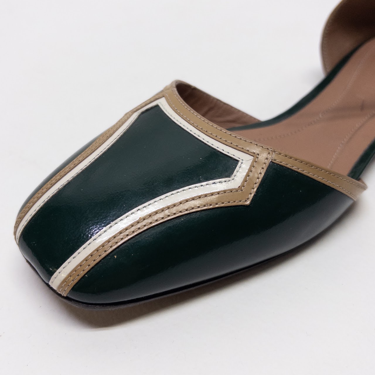 Marni Tri Color Patent Leather Flats