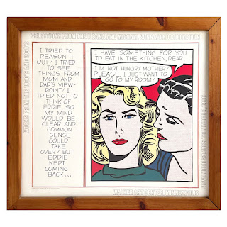 Roy Lichtenstein 'Eddie Diptych' Walker Art Center Exhibition Poster, 1986