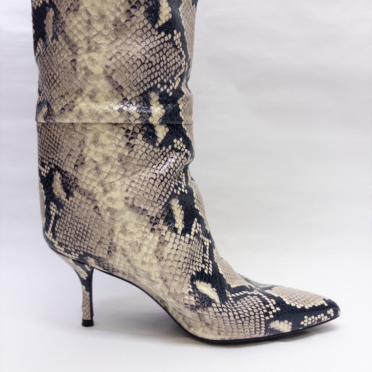 Stuart Weitzman Thigh High Python Boots