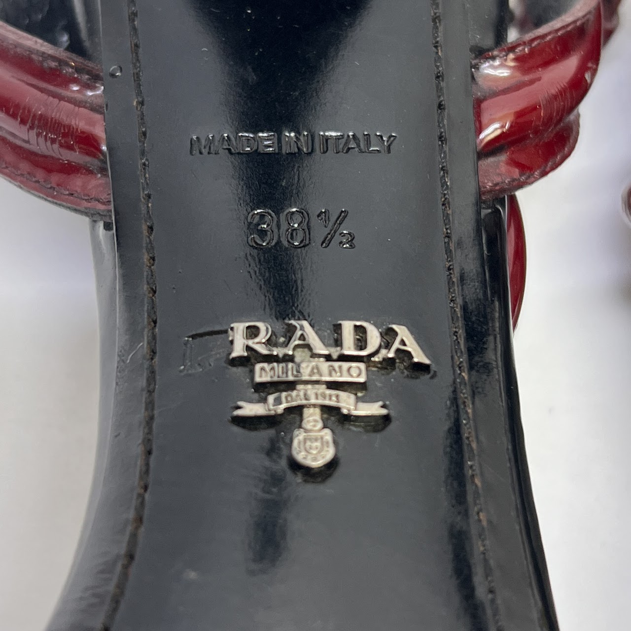 Prada T-Strap Bow Sandals