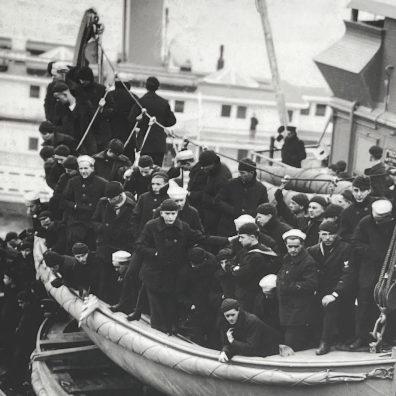 Paul Thompson WWI SS Leviathan New York Times Photo Collection Photograph