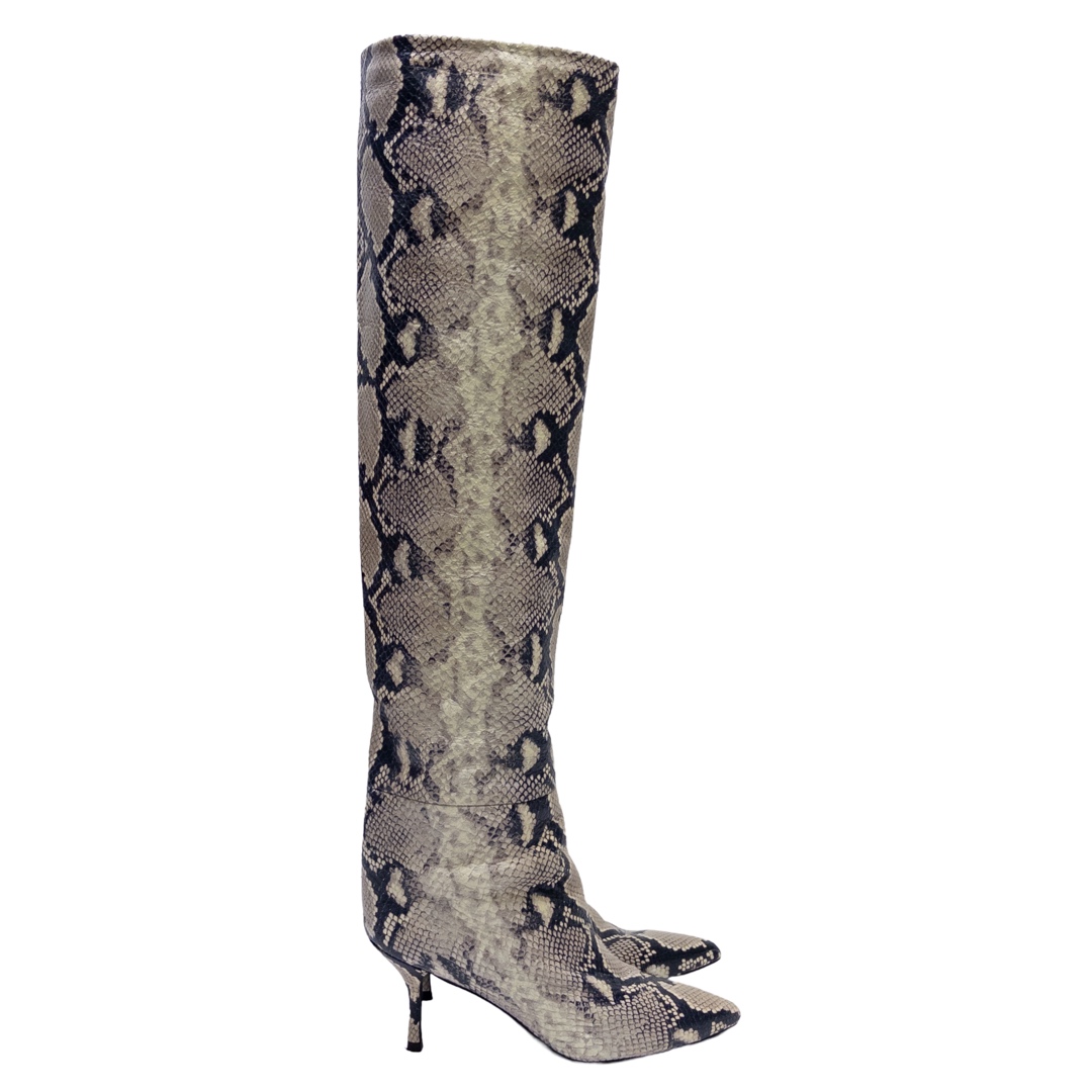 Stuart Weitzman Thigh High Python Boots