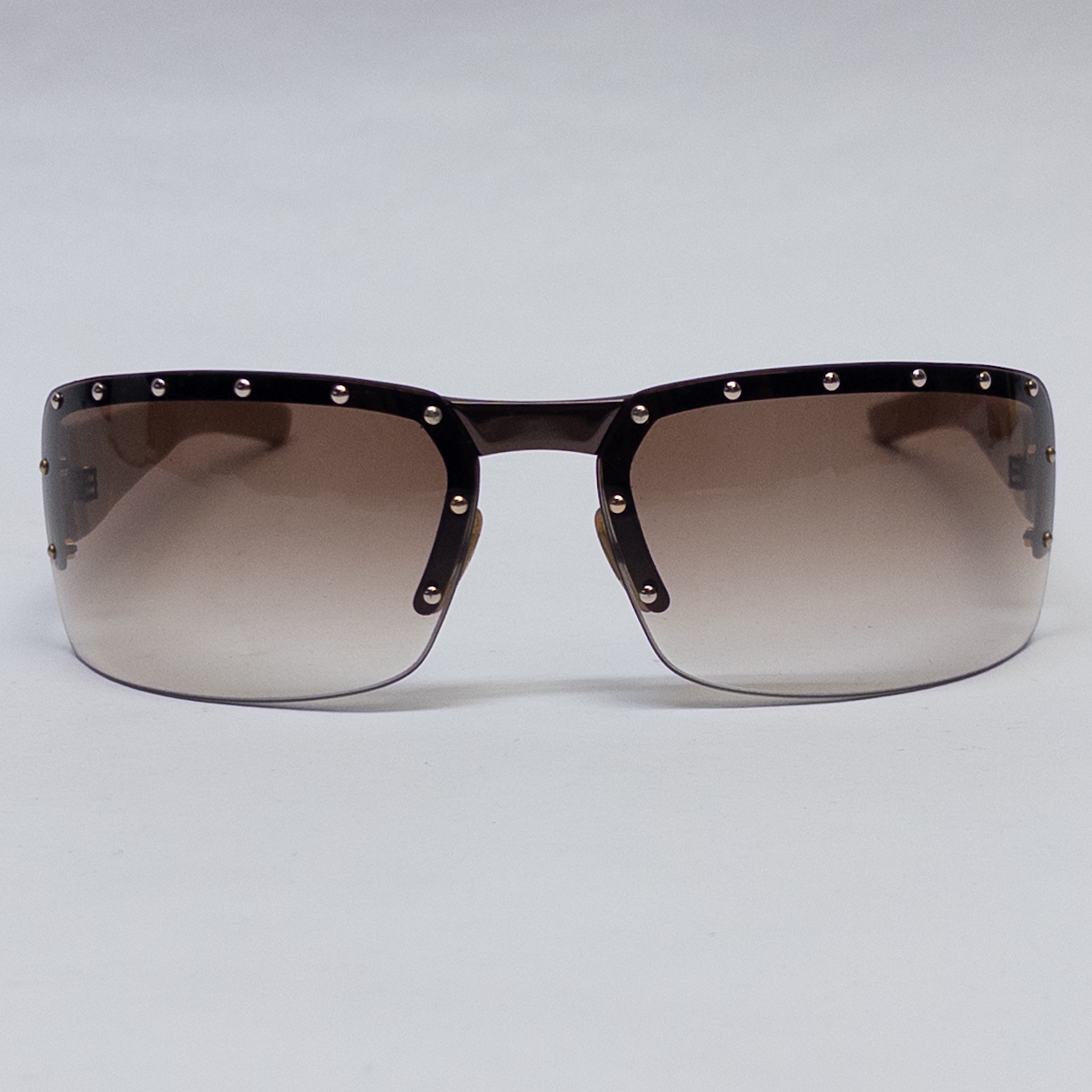 Gucci Studded Shield Sunglasses