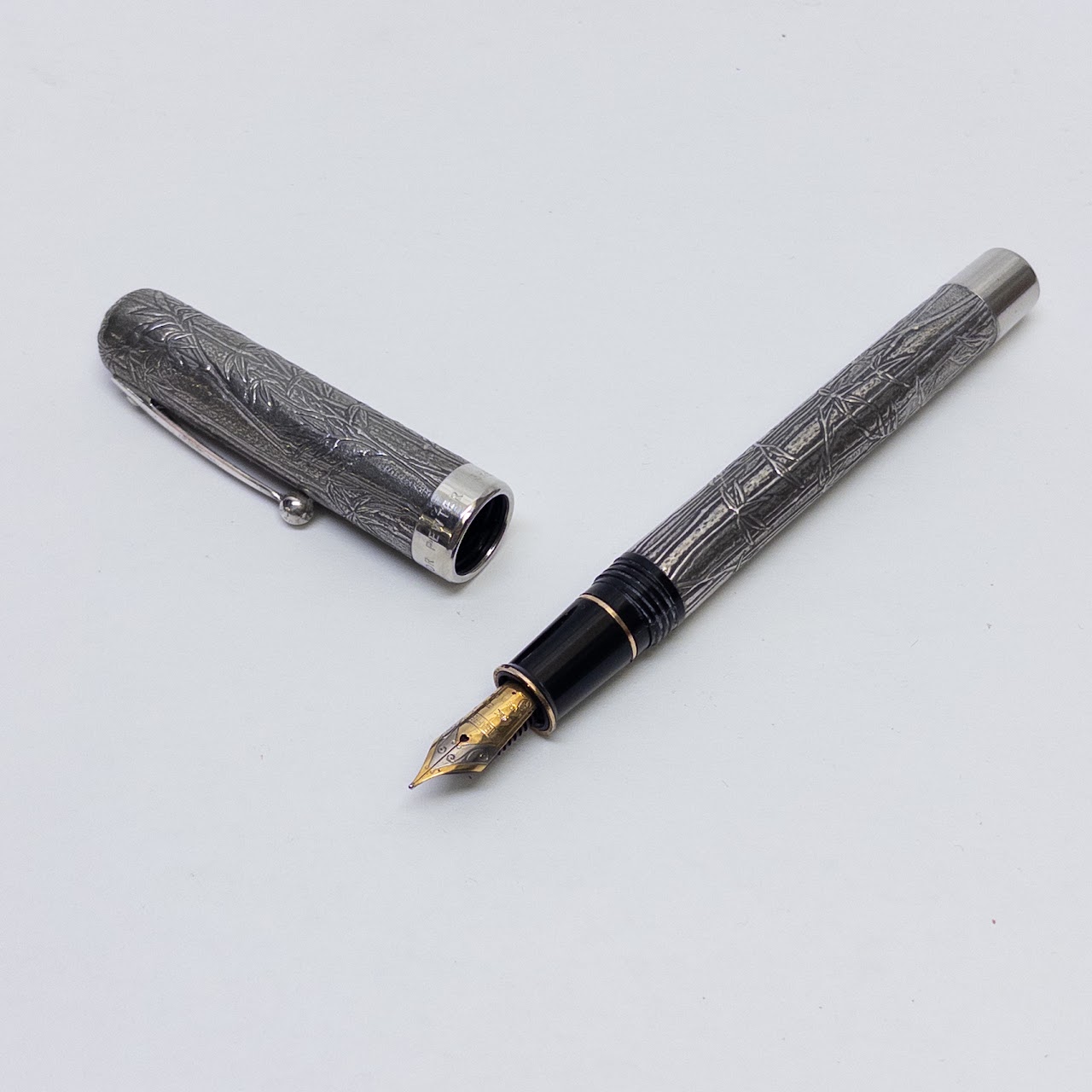 Sheaffer Asia Series Royal Selangor Bamboo Pewter Fountain Pen