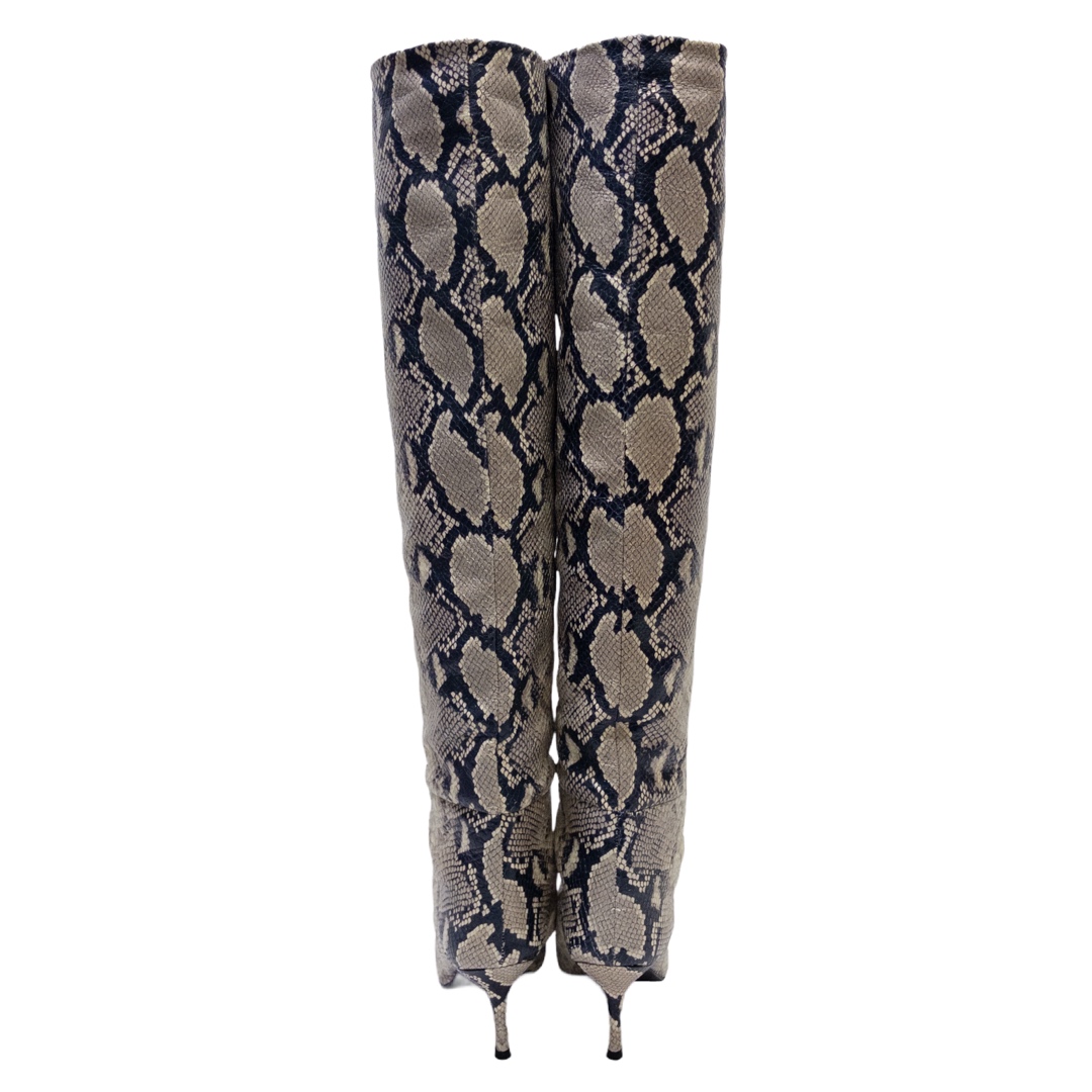 Stuart Weitzman Thigh High Python Boots