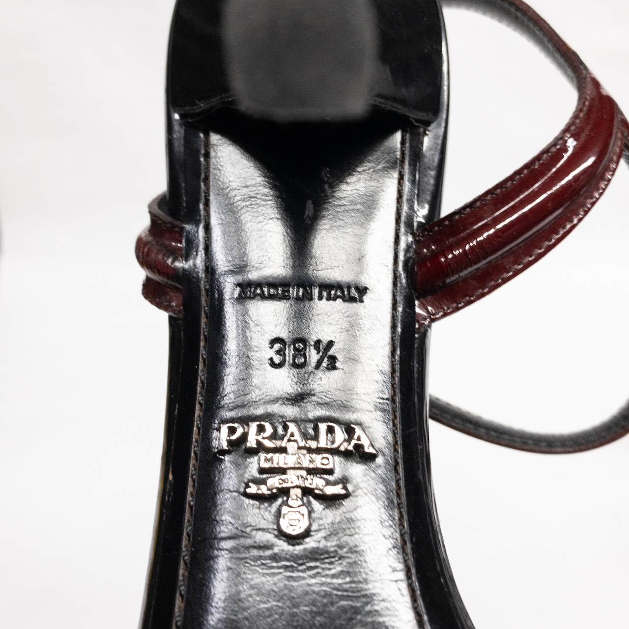 Prada T-Strap Bow Sandals