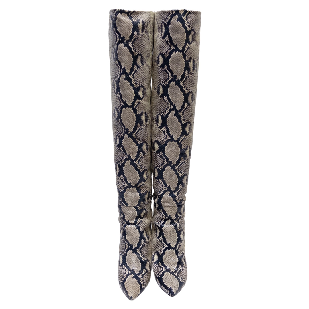 Stuart Weitzman Thigh High Python Boots