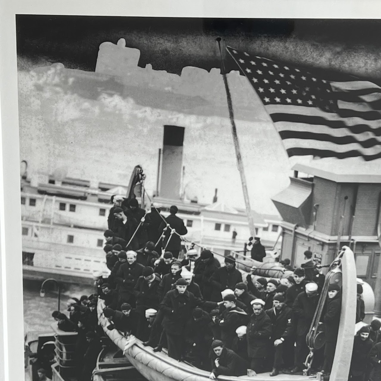 Paul Thompson WWI SS Leviathan New York Times Photo Collection Photograph