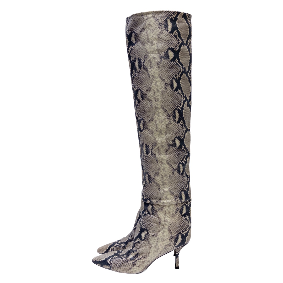 Stuart Weitzman Thigh High Python Boots