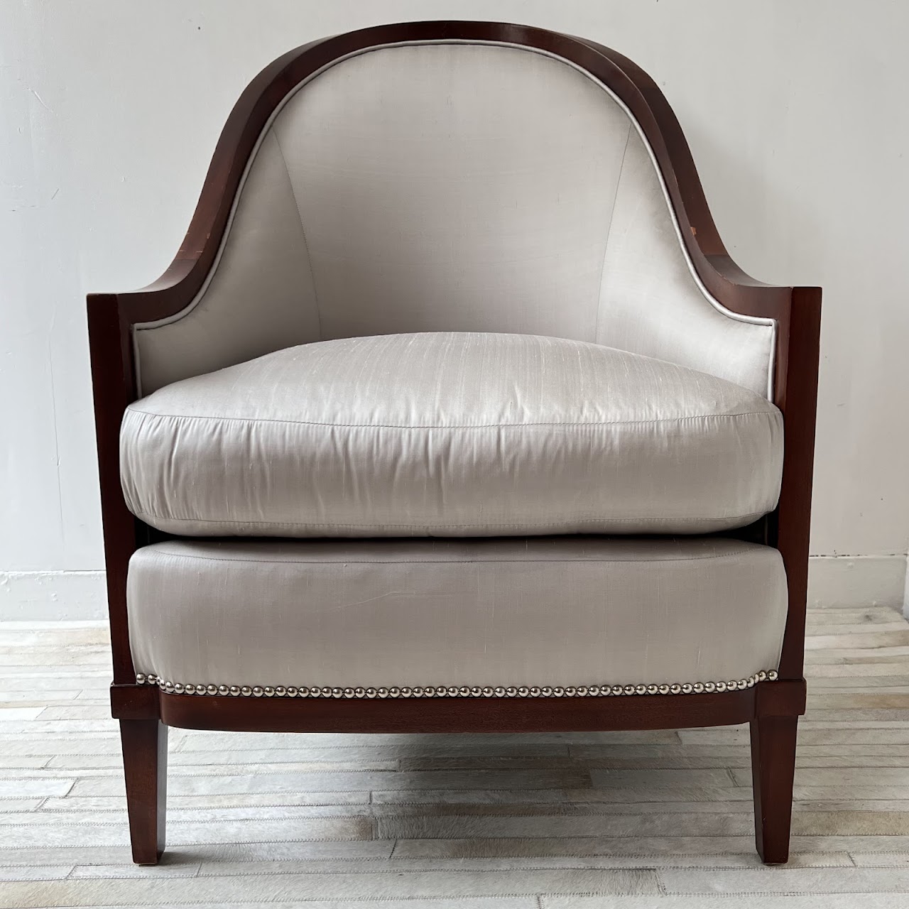 Ralph Lauren Home Silk Bergère Chair