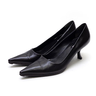 Prada Brown Leather Pointy Toe Pumps