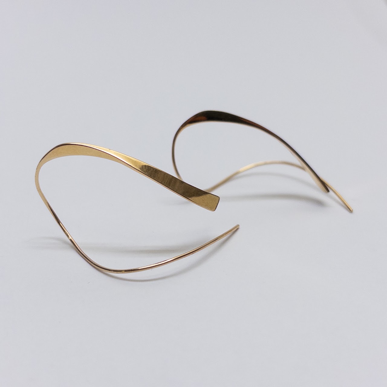 14K Gold Royston Ribbon Twist Earrings