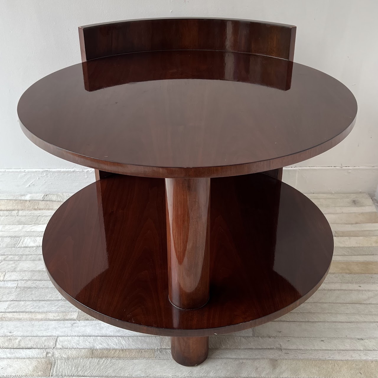 Ralph Lauren American Mahogany Vintage Drum Table