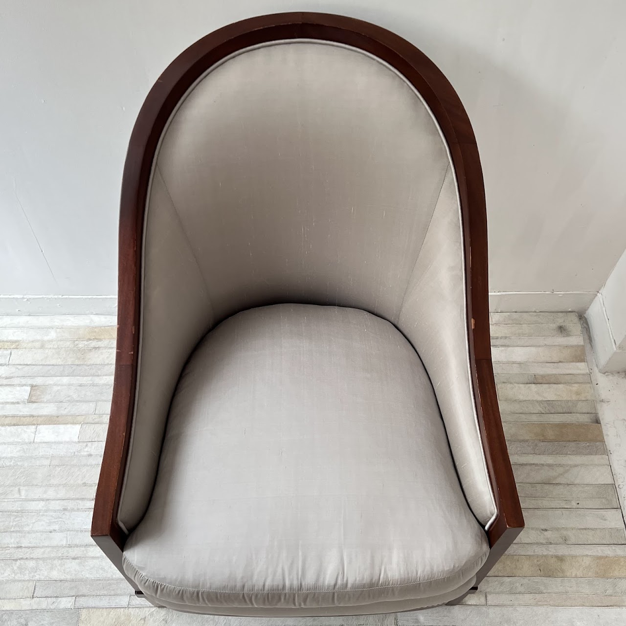 Ralph Lauren Home Silk Bergère Chair