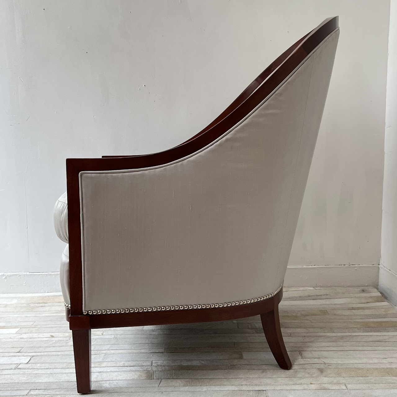 Ralph Lauren Home Silk Bergère Chair