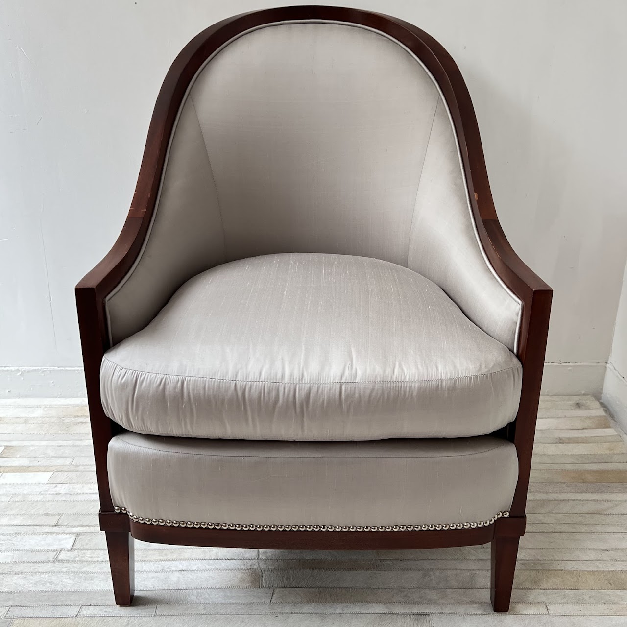 Ralph Lauren Home Silk Bergère Chair