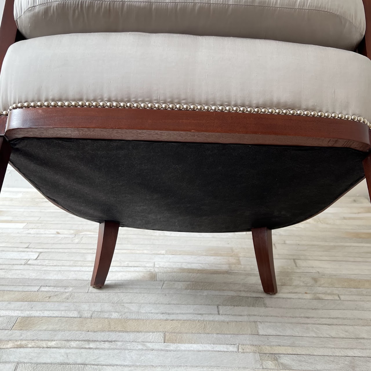 Ralph Lauren Home Silk Bergère Chair