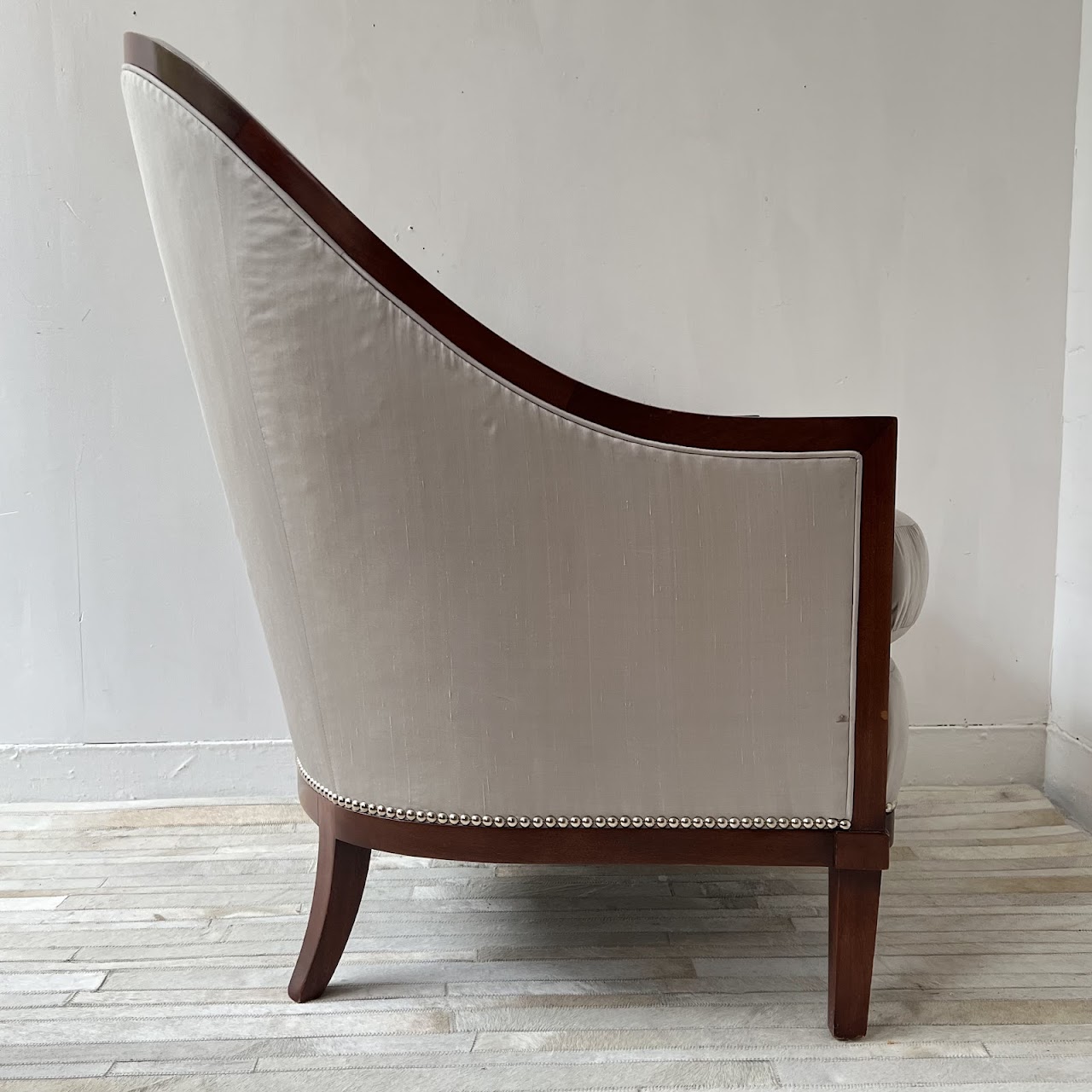 Ralph Lauren Home Silk Bergère Chair