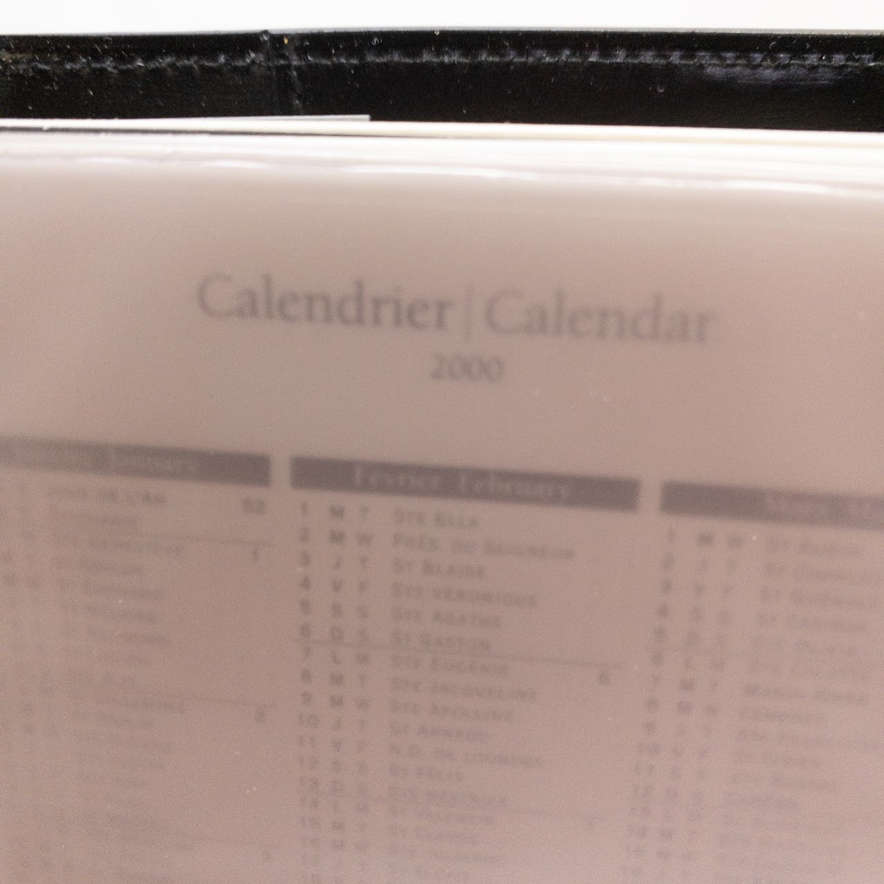 Must de Cartier Panthère  Leather Agenda Diary
