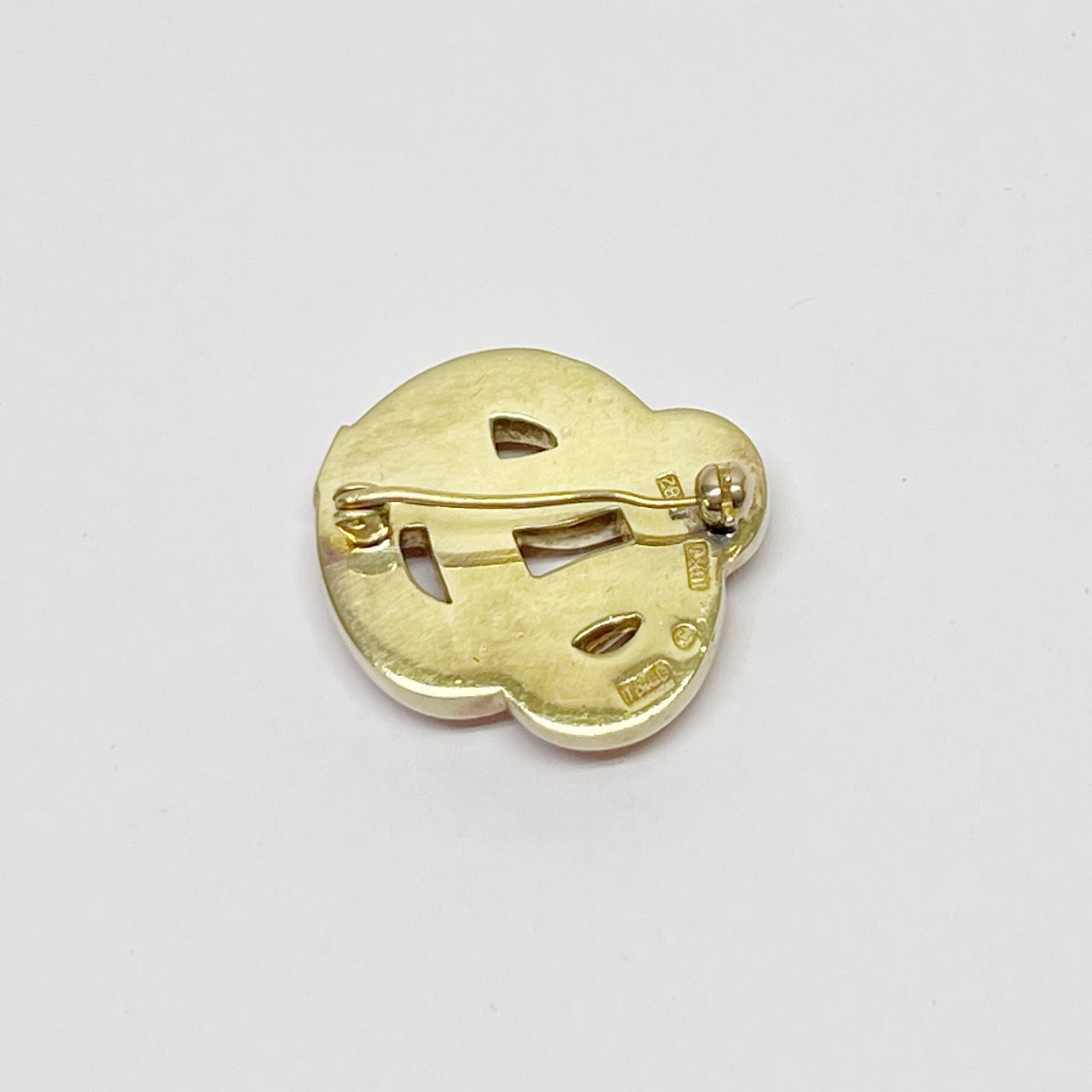 Tiffany & Co. 18K Gold & Coral Brooch