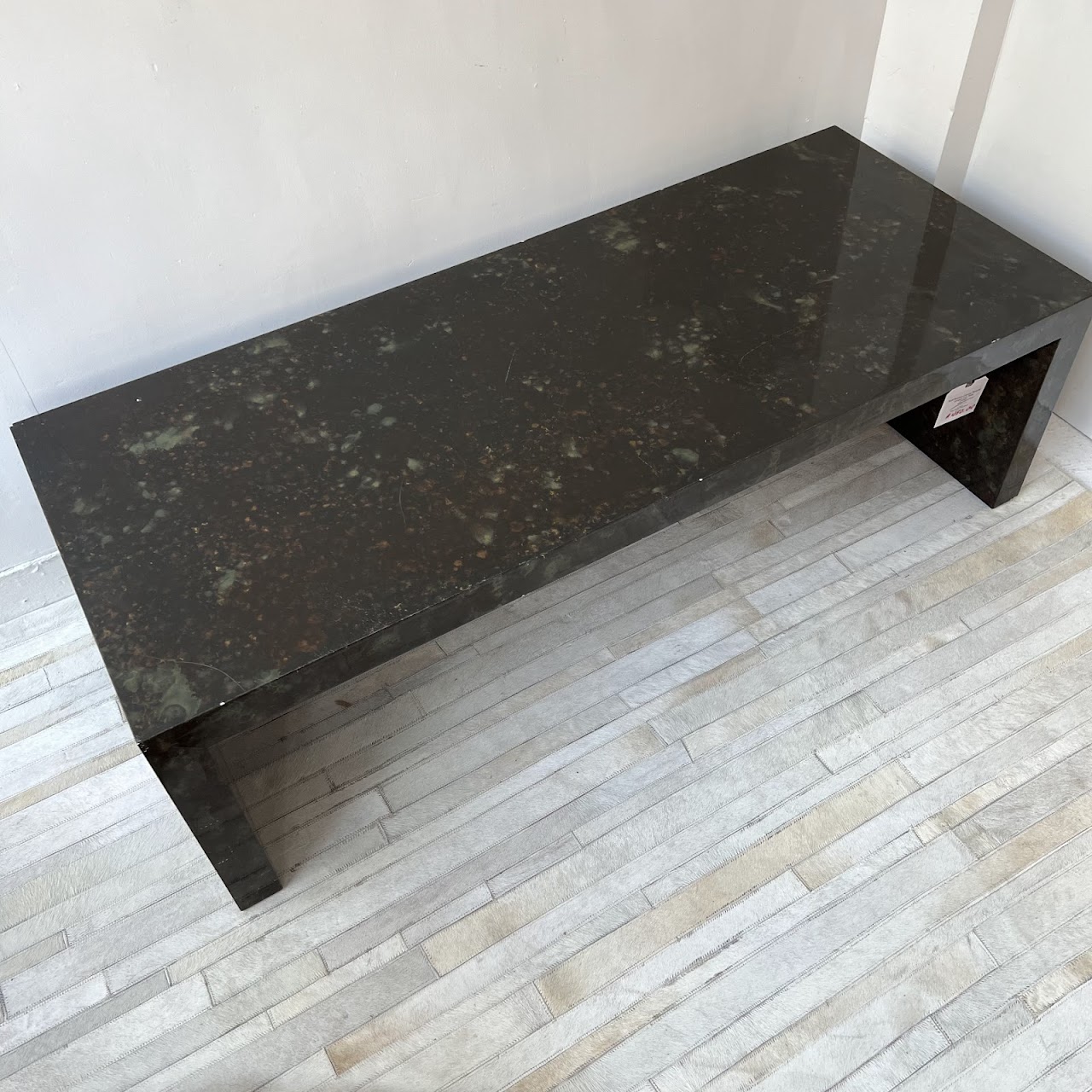 Todd Alexander Romano Lacquered Waterfall Coffee Table