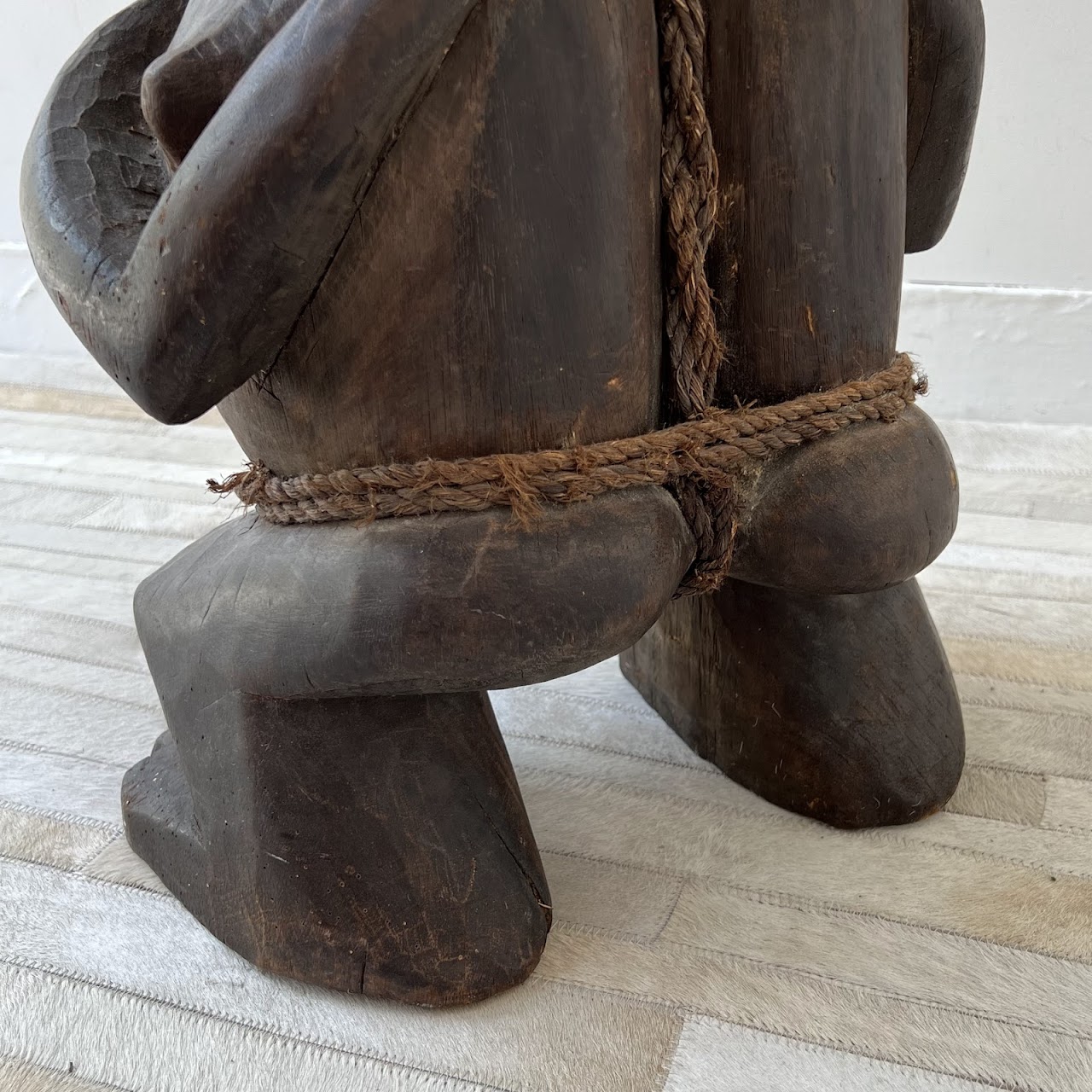 Tikar Camaroonian Ancestor Figure Wood Carving