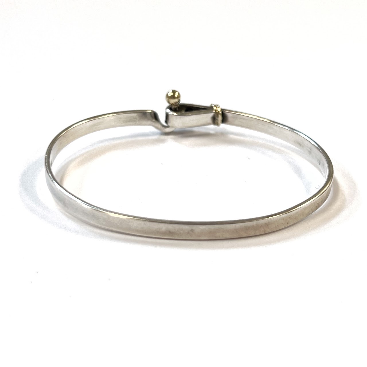 Tiffany & Co. 18K and Sterling Silver Bangle