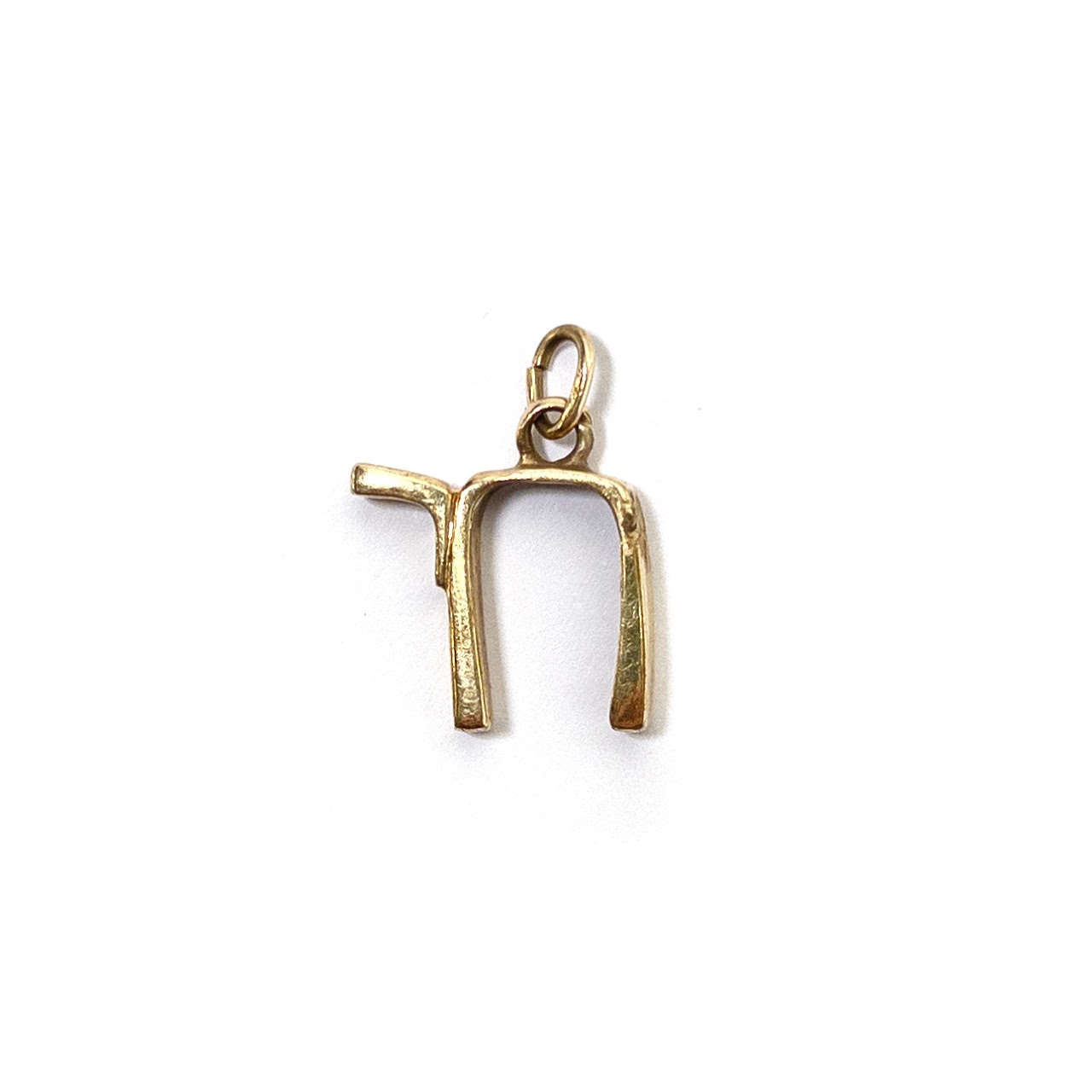 14K Gold Chai Pendant