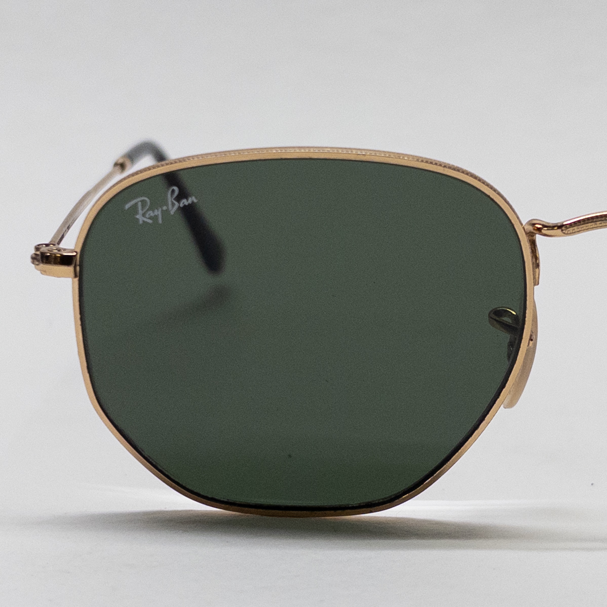 Ray-Ban Hexagonal Flat Glass Lens Sunglasses